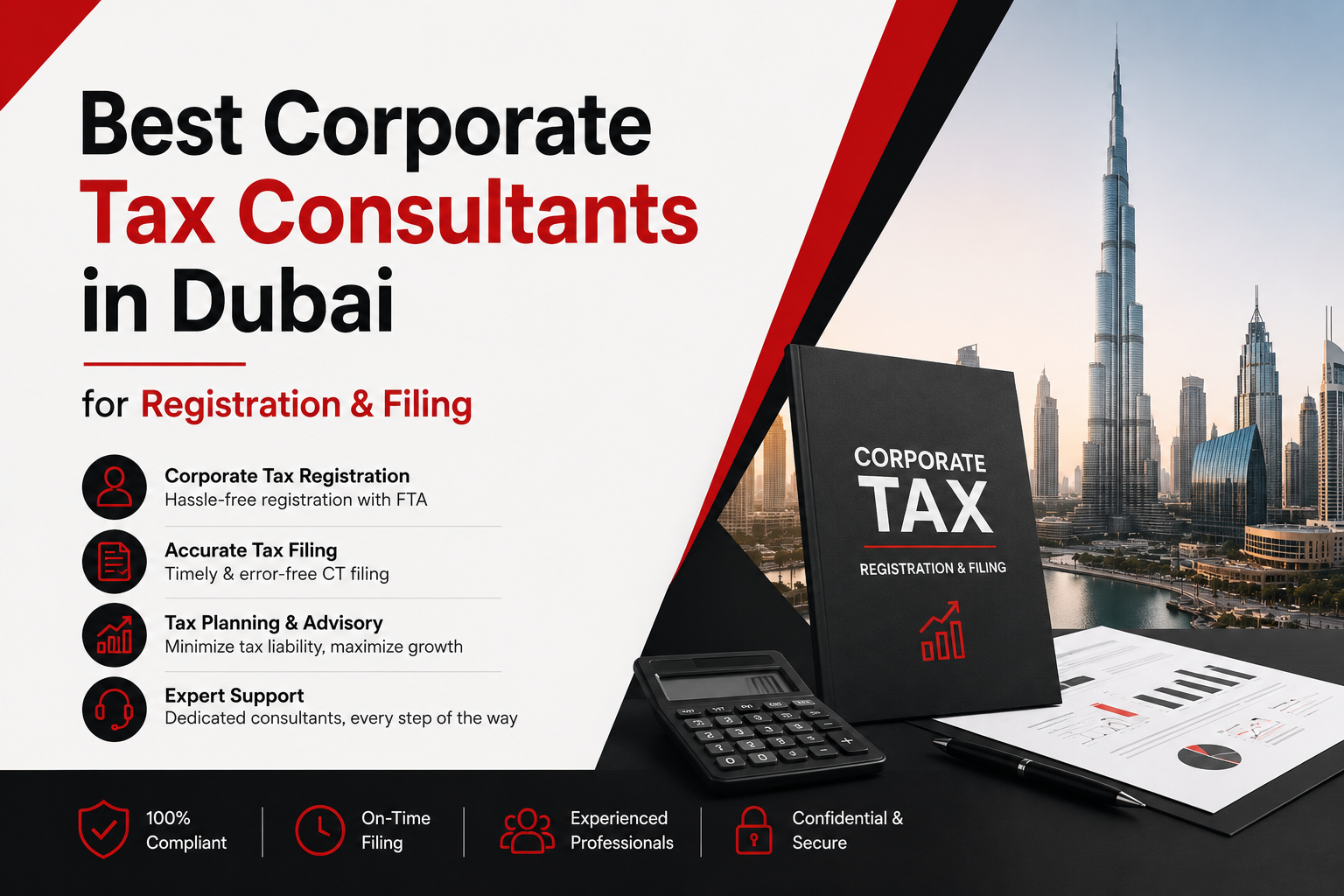 Best Corporate Tax Consultants in Dubai for Registration & Filing