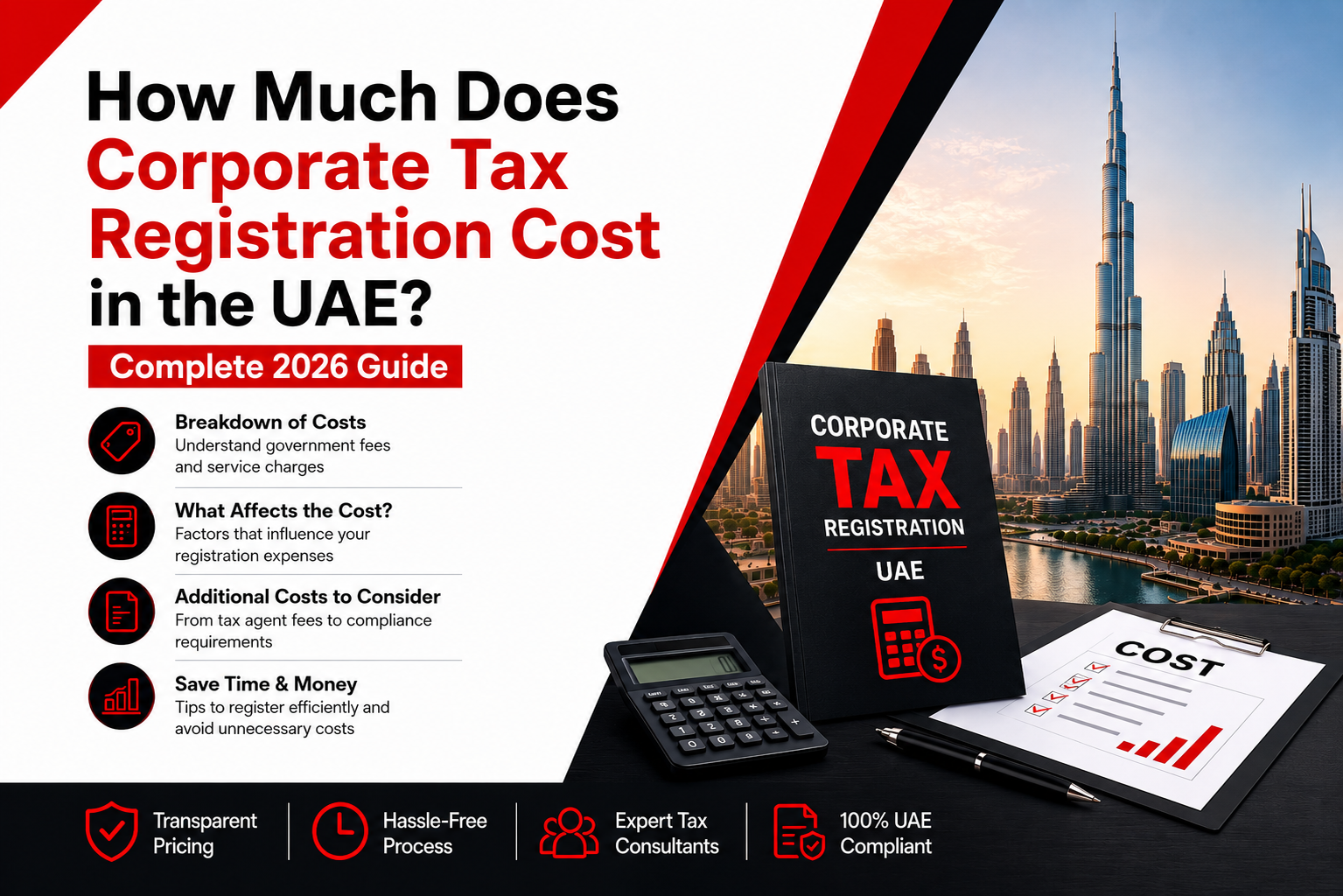 How Much Does Corporate Tax Registration Cost in the UAE? Complete 2026 Guide